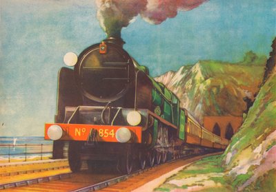 Der Goldene Pfeil, S.R., verlässt Shakespeares Klippe, Dover, 1940 von Unbekannt
