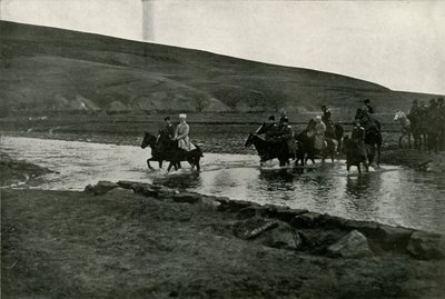 Der Großherzog Michael und sein Stab, 1919 von Unbekannt
