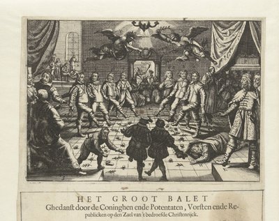 Der Große Europäische Kriegsballett, ca. 1643 von Unbekannt