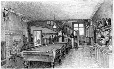 Die Halle in Silverbeck, ca. 1880-1882 von Unbekannt