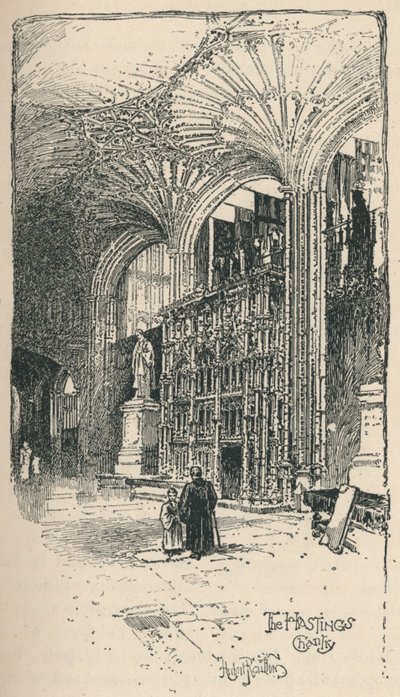 Die Hastings Chantry, 1895 von Unbekannt