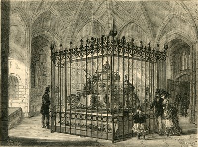 Der Juwelenraum im Tower, ca. 1872 von Unbekannt