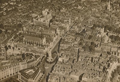 Das Versteck des Gesetzes, wie es nur wenige Londoner je sehen: Der Tempel und die Gerichte, um 1935 von Unbekannt