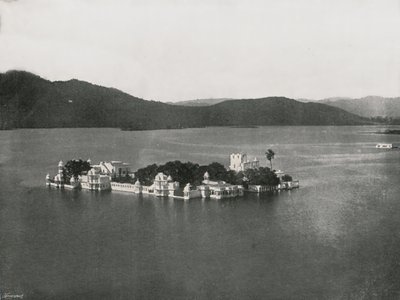 Der See-Palast, Udaipur, Indien, 1895 von Unbekannt