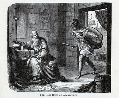 Die letzte Stunde des Archimedes, 1882 von Unbekannt