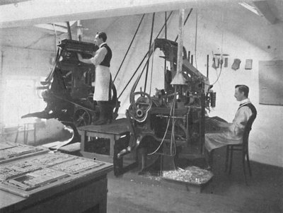 Die Linotypen, 1916 von Unbekannt