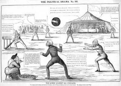 Die Lords gegen ganz England, Das politische Drama, 19. Jahrhundert von Unbekannt