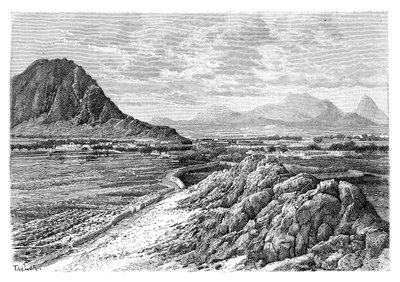 Der Marsha-Pass, nördlich von Kandahar, Afghanistan, 1895 von Unbekannt