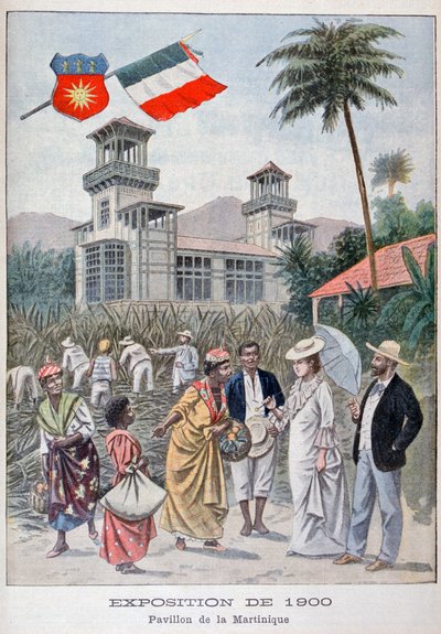 Der Martinique-Pavillon auf der Weltausstellung 1900, Paris, 1900 von Unbekannt