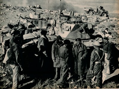 Das Treffen bei El Duda. Am 26. November nahm die Tobruk-Garnison El Duda ein, 1941-1944 von Unbekannt