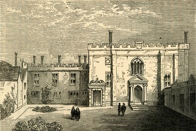 Das Kloster St. Johannes von Jerusalem, Clerkenwell - Die Kapelle von Süden, ca. 1872 von Unbekannt