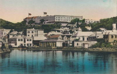 Das neue St. George Hotel, St. Georges, Bermuda von Unbekannt