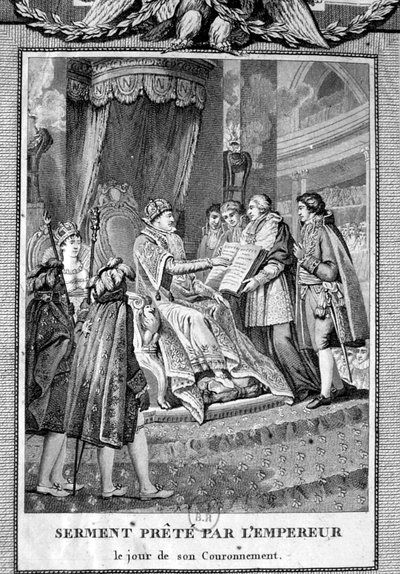 Der Eid des Kaisers, 2. Dezember 1804, 19. Jahrhundert von Unbekannt