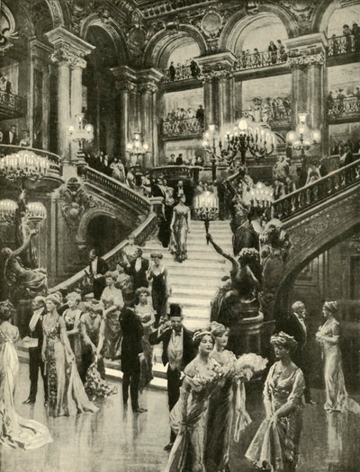 Die Oper in Paris, 1910 von Unbekannt
