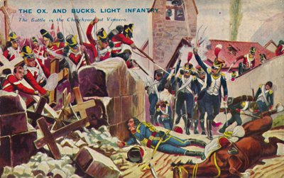 Die Ox. und Bucks. Leichte Infanterie. Die Schlacht im Kirchhof von Vimiero, 1808, 1939 von Unbekannt