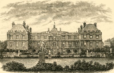 Der Palais De Luxembourg, Paris, 1890 von Unbekannt