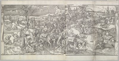 Der Durchzug einer Karawane aus dem Fries Ces Moeurs et fachons de faire de Turcz Customs ..., 1553 von Unbekannt