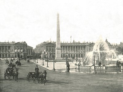Place de la Concorde, Paris, Frankreich von Unbekannt