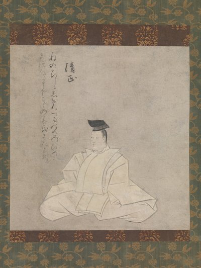 Der Dichter Fujiwara Kiyotada, zweite Hälfte des 13. Jahrhunderts von Unbekannt