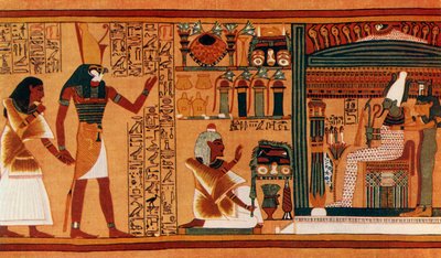 Die Präsentation von Ani an Osiris von Unbekannt