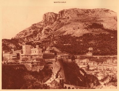 Der Fürstenpalast und La Condamine, Monte Carlo, 1930 von Unbekannt