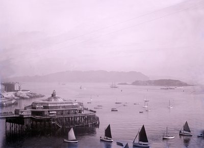 Die Promenadenpier in Plymouth in Devon, spätes 19. - frühes 20. Jahrhundert von Unbekannt