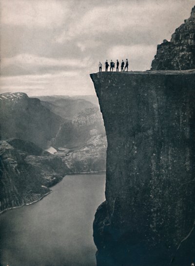 Die Kanzel im Lysefjord, 1914 von Unbekannt