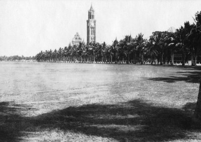 Der Rajabai-Turm, Universität von Bombay, Indien, ca. 1918 von Unbekannt