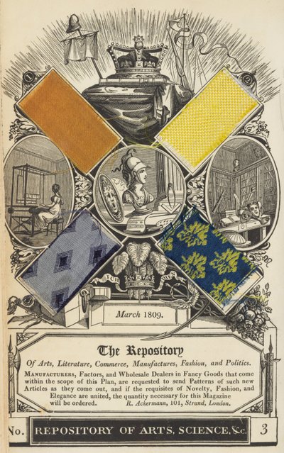 Das Repository der Künste, Literatur, Handel, Manufakturen, Mode und Politik von Unbekannt