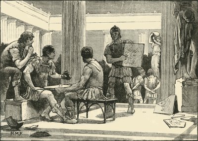 Die Römer in Korinth, 1890 von Unbekannt