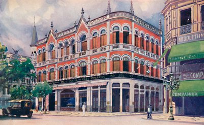 Die Büros der Royal Mail Steam Packet Company, Avenida Rio Branco, 1914 von Unbekannt