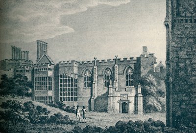 Die Ruinen von Cowdray House, in der Nähe von Midhurst, Sussex, 1907 von Unbekannt