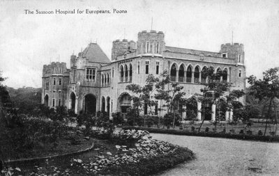 Das Sassoon Hospital für Europäer, Pune Poona, Indien, frühes 20. Jahrhundert von Unbekannt
