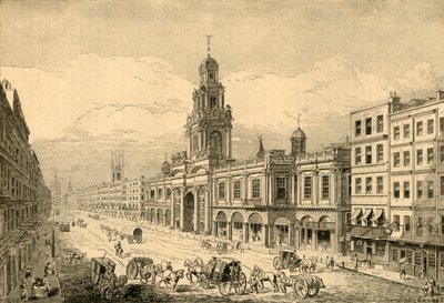 Die zweite Royal Exchange, Cornhill, 1897 von Unbekannt