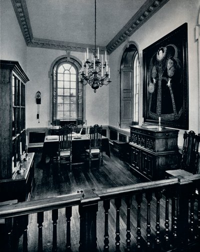 Das Büro des Sekretärs im Kapitol, im Flügel für allgemeines Gericht und Rat, um 1938 von Unbekannt