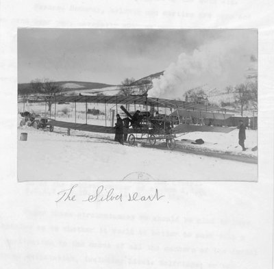 Der Silberpfeil AEA Drome Nr. 4 von Alexander Graham Bell, 1908 von Unbekannt