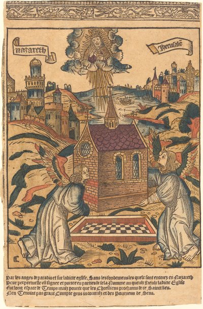 Die Überführung des Heiligen Hauses von Loreto von Unbekannt