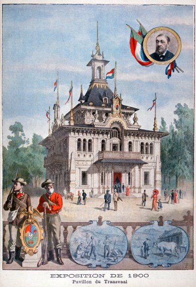 Der Transvaal-Pavillon auf der Weltausstellung 1900, Paris, 1900 von Unbekannt