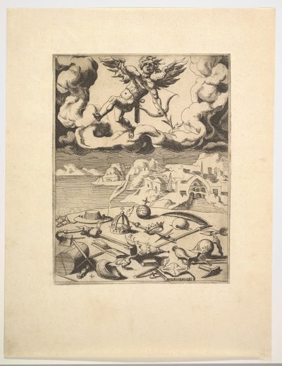 Der Triumph der Liebe aus Die Triumphe von Petrarca von Unbekannt