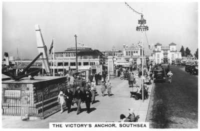 Der Anker der Victory, Southsea von Unbekannt