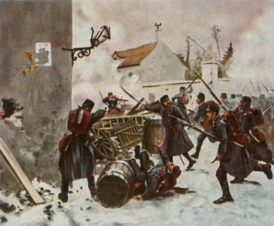 Die Württembergische Division bei Champigny, 2. Dezember 1870 von Unbekannt