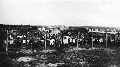 Das Konzentrationslager in Frith Hill, Camberley, 1914, 1915 von Unbekannt
