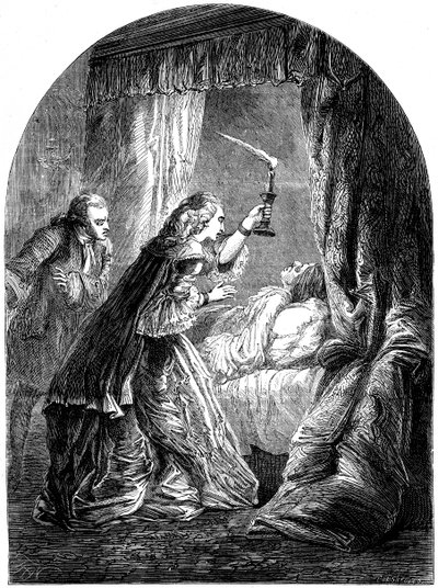 Der Tod von Frederick, Prinz von Wales 1707-1751, 1751 19. Jahrhundert von Unbekannt