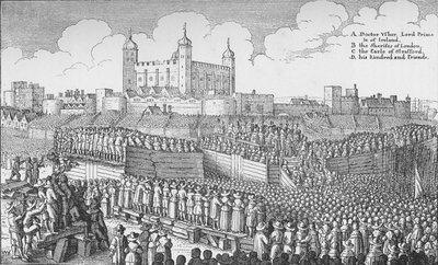 Die Hinrichtung des Earl of Strafford auf Tower Hill, London, 12. Mai 1641, 1903 von Unbekannt