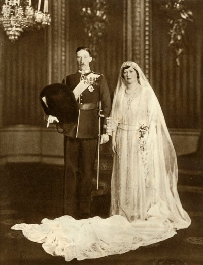 Die Hochzeit von Prinzessin Mary und Viscount Lascelles, 28. Februar 1922, 1935 von Unbekannt