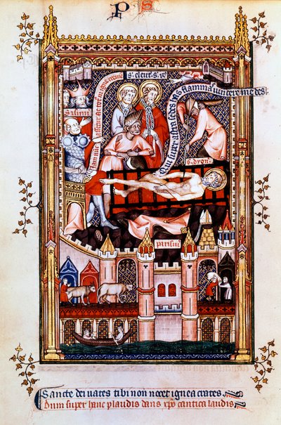 Das Martyrium des Heiligen Denis von Unbekannt