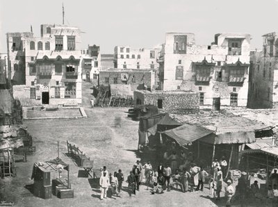 Die Straße des Postamts, Suakin, Sudan, 1895 von Unbekannt
