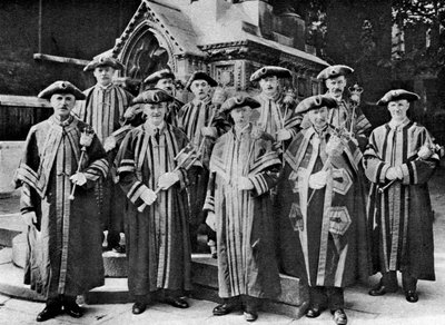 Die Amtsdiener, Guildhall, London, 1926-1927 von Unbekannt