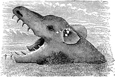 Der Wolf Fenris der skandinavischen Mythologie, 19. Jahrhundert von Unbekannt