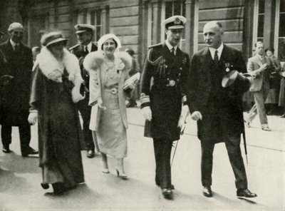 Ihre Majestäten in Edinburgh während der Jubiläumsfeierlichkeiten von König George V 1935, 1937 von Unbekannt